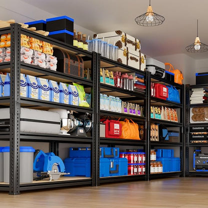 Garage Shelving, 5 Tier Adjustable Metal Organizer Wire Rack - Image 6