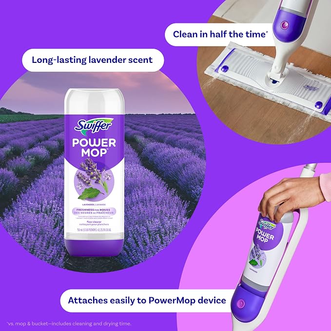 Swiffer Power Mop Refill Pack, Floor Cleaner - Image 3