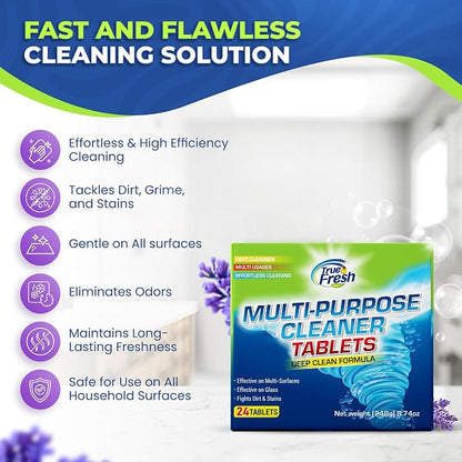 True Fresh All Purpose Cleaner Refill Tablets – Makes 384 fl oz, Effortless - Image 4