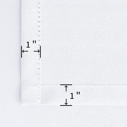 BGment White Curtains 54 Inches Length - Image 5