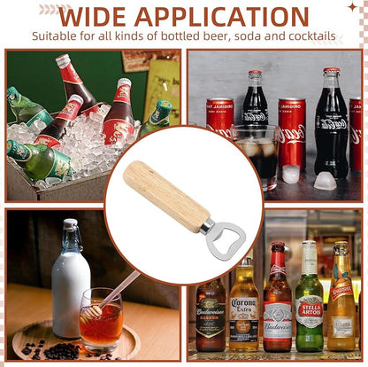 20 Pcs Wooden Bottle Opener Bulk Wooden Beer Opener Engravable DIY Bottle Opener - Image 7