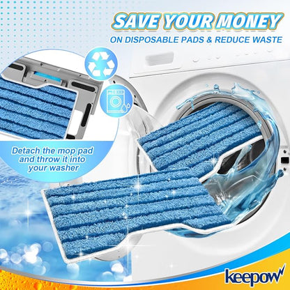 KEEPOW Reusable Mop Pads Refills, Replacement Pads Compatible - Image 5