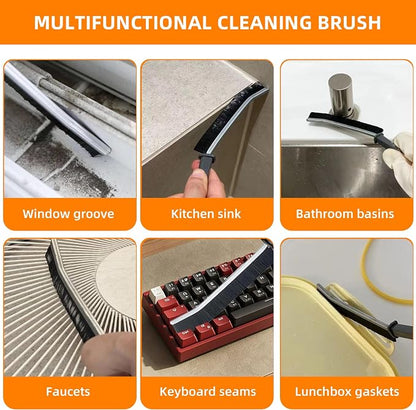 10Pcs Hard-bristled Crevice Cleaning Brush, Bathroom Cleaner Tools - Image 5