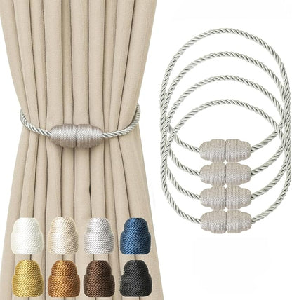 Magnetic Curtain Tiebacks Rope Curtain Tie Backs by CurtainTiebacks