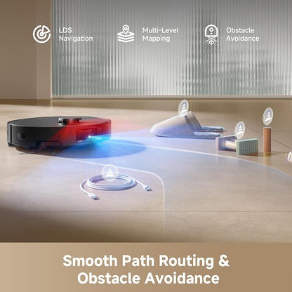 DREAME D20 Pro Plus Robot Vacuum, 000Pa Suction, DuoBrush - Image 7