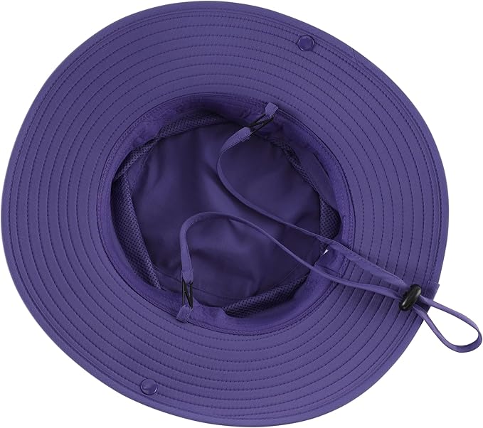 Connectyle Sun Hat for Men Women Outdoor UV Protection Safari Hat for Fishing Hiking Gardening Breathable Cowboy Hat UPF50