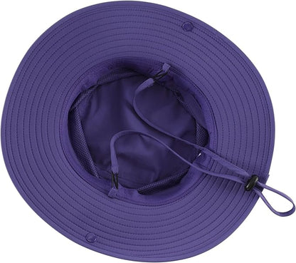 Connectyle Sun Hat for Men Women Outdoor UV Protection Safari Hat for Fishing Hiking Gardening Breathable Cowboy Hat UPF50