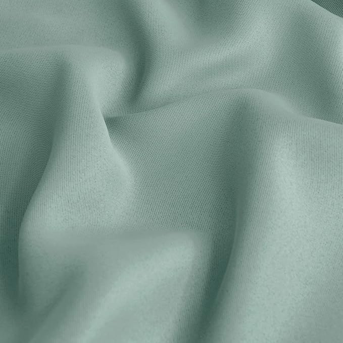 BGment Sage Green Blackout Curtains 40 Inches Long - Image 5