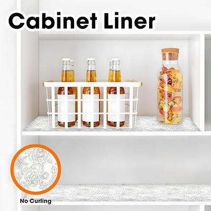 Drawer and Shelf Liner for Kitchen Cabinets Non-Adhesive, Non-Slip Cabinet - Image 6