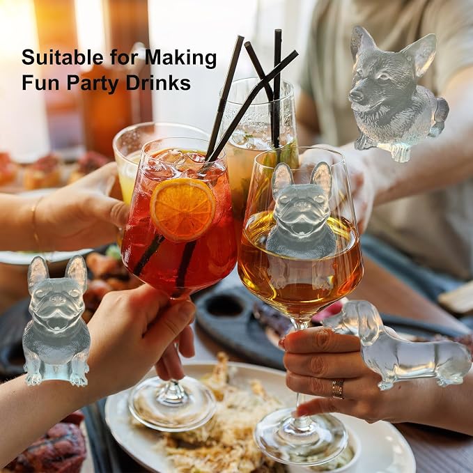 3D Corgi Dog Ice Cube Tray Molds Silicone - Image 6