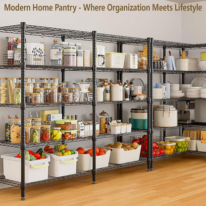 Himimi 72" W Wire Rack Shelving-2000LBS Capacity, Adjustable Storage Shelves - Image 2