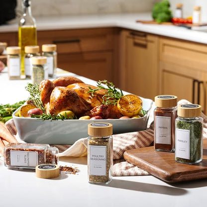 24-Piece Spice Jars Set by Le'raze: Glass Jars - Image 9