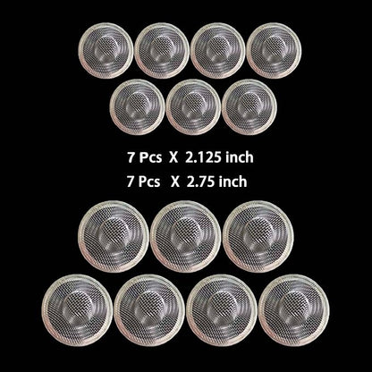 14PCS Drain Mesh Basket, 2.125'' & 2.75" Bathroom Mesh Sink Drain Strainer - Image 6