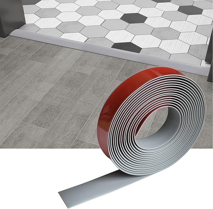 Floor/Door Flat Transition Strip & Self Adhesive Floor Vinyl Floor Edge Trim Laminate Floor Gap Covering Joining Strip