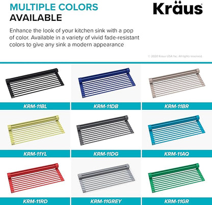 KRAUS Kore 57-inch Undermount Workstation 16 Gauge Single Bowl Stainless Steel Kitchen Sink with 10 Accessories, KWU210-57