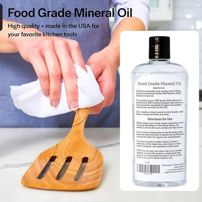 Thirteen Chefs Mineral Oil - 12oz Food Grade Conditioner - Image 6