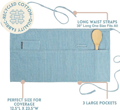 MEEMA Chef Waist Apron Cotton Fabric |Washable & Breathable Waitress & Server - Image 4