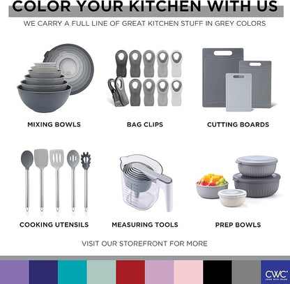 COOK WITH COLOR Non-Slip Cutting Board Set – Kitchen Essentials with Easy Grip - Image 8