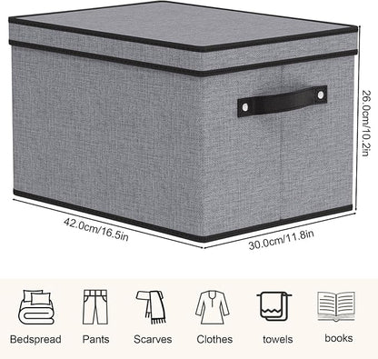 Clothing Storage Bins, Blanket Baskets - Image 4