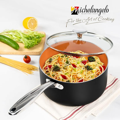 MICHELANGELO 4 Quart Saucepan - Image 5
