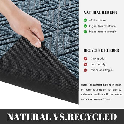 Yimobra Extra Large Door Mat 60x32, All-Weather Waterproof Non-Slip Welcome - Image 5