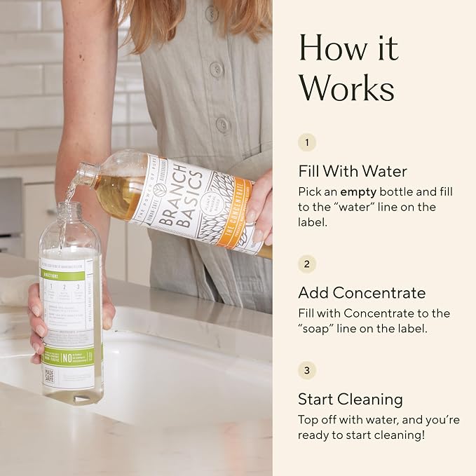 Branch Basics Premium Starter Kit: All Purpose, and Bathroom Cleaner plus our - Image 4