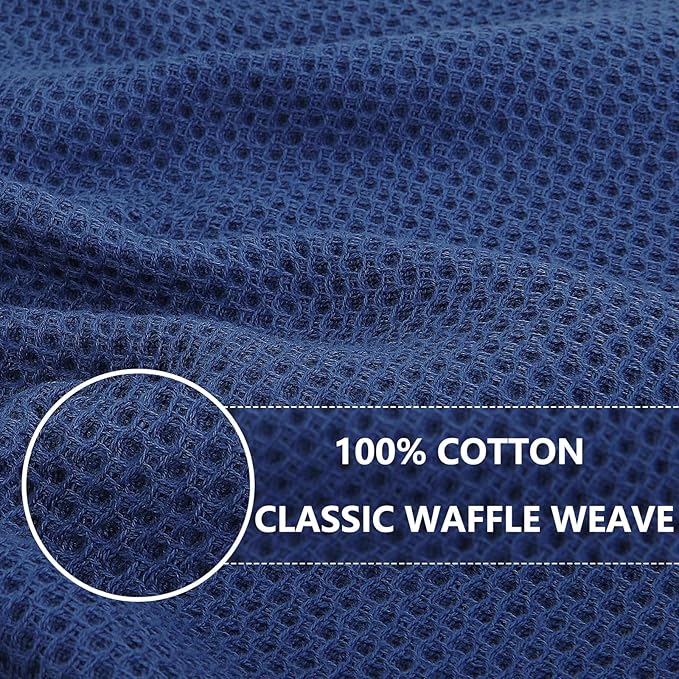 Homaxy 100% Cotton Waffle Weave Kitchen Dish Cloths, Ultra Soft Absorbent Quick - Image 2