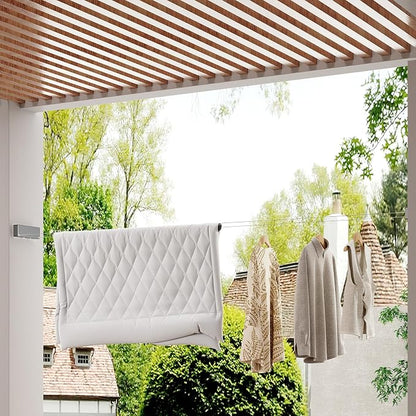 Retractable Clothesline Indoor, Non-Sagging Clothes line retracting Outdoor - Image 6
