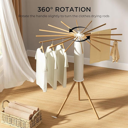 Tripod Clothes Drying Rack, Garment Rack Portable and Foldable Space Saving - Image 3