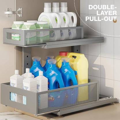 1 Pack 15.74IN-Depth Under Sink Organizer - Image 4