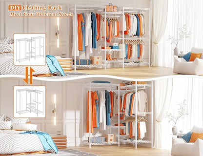 Raybee Clothing Racks for Hanging Clothes Heavy Duty Clothes Rack Load 750LBS - Image 4