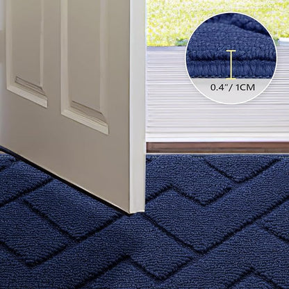 hicorfe Indoor Doormat, Front Back Door Mat Rubber Backing Non Slip Door Mats - Image 4