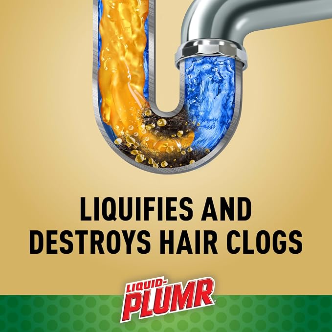 Liquid-Plumr Pro-Strength Hair Eliminator Gel Clog Remover, Hair Clog Remover - Image 3