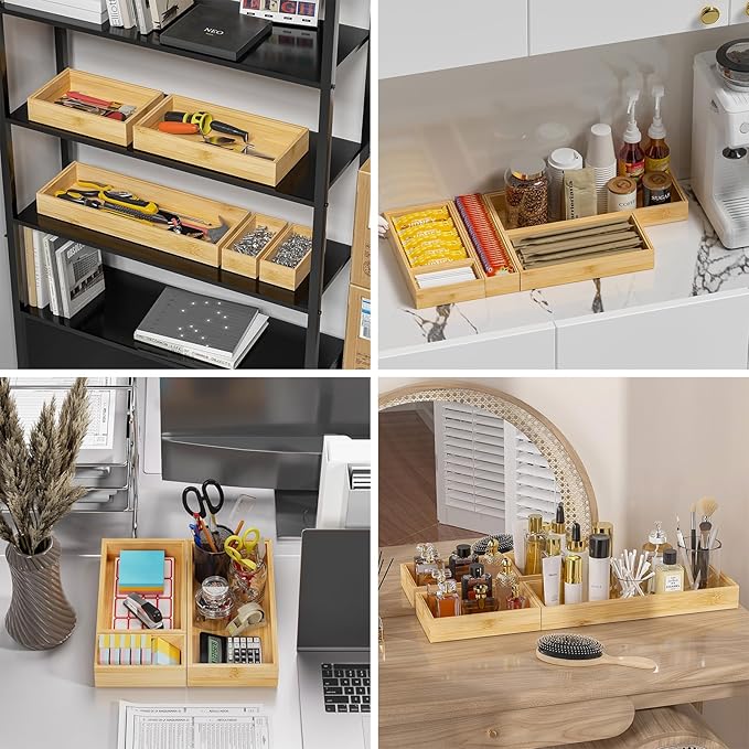 Bamboo Drawer Organizer - Image 7