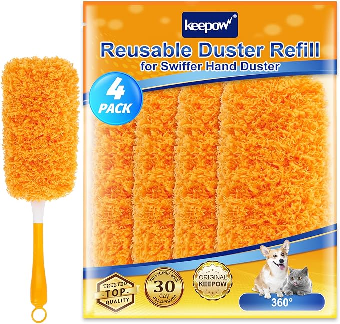 KEEPOW Reusable Microfiber Duster Refill Compatible by KEEPOW