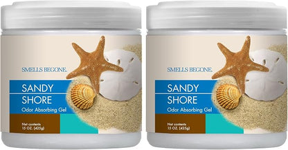 SMELLS BEGONE Air Freshener Odor Absorber Gel - 15 oz by SMELLSBEGONE