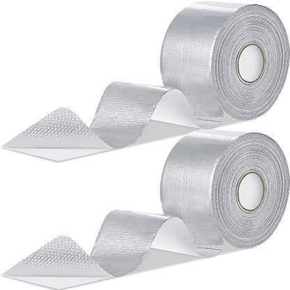 Zonon 2 Rolls Aluminum Foil Tape Heat Shield Tape Barrier Adhesive Reflective by Zonon