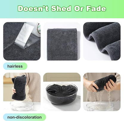 JOYMOOP Microfiber Towels for Cars, 2 Pack 35.4" x 23.6" Car Drying Towel - Image 6