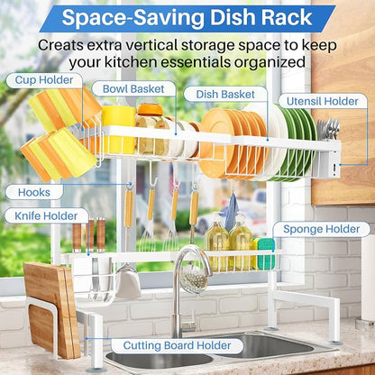 SNTD Over The Sink Dish Drying Rack - Image 2