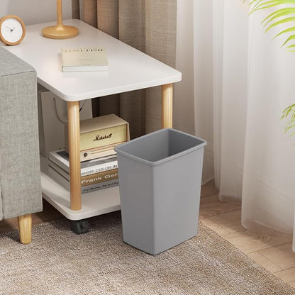 35 Quart Plastic Trash Can, Under Canbinet Waste Bin, 9-Gallons Slim Trash Can - Image 4