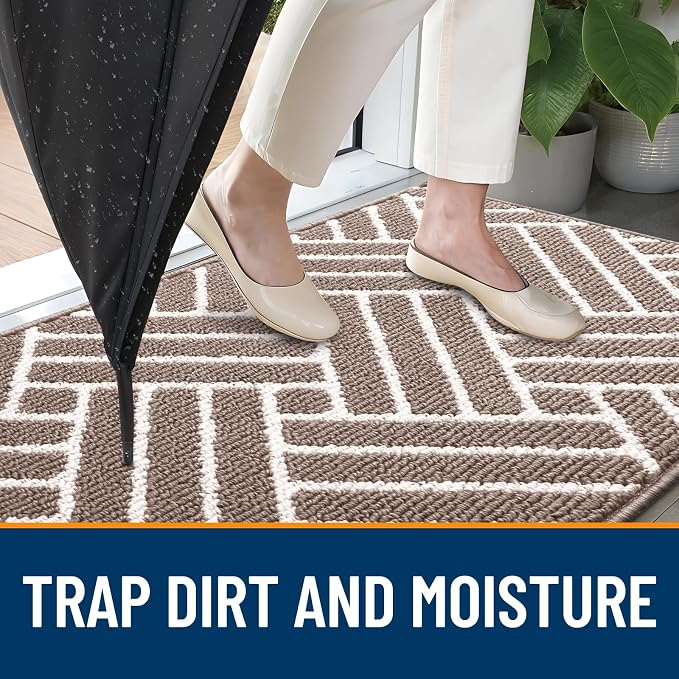 OLANLY Runner Indoor Door Mat, 47x23 Inch, Dirt Resistant and Absorbent - Image 2