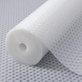 Shelf Liners for Kitchen Cabinets Refrigerator Liners Waterproof & Oil-Proof Kitchen Cupboard Liner Non-Slip Drawer Mats EVA Material Non Adhesive Fridge Liner for Shelves -Clear 17.5 x 393.7 Inches