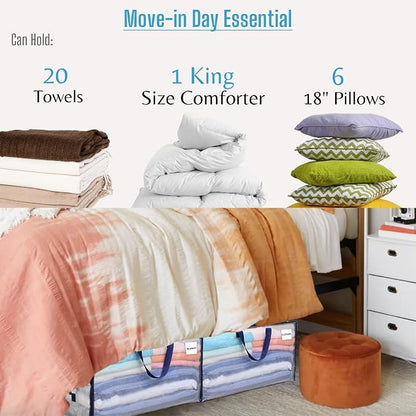 VENO 4 Pack Moving and Storage Bags, Heavy Duty, Alternative to Moving Boxes - Image 4