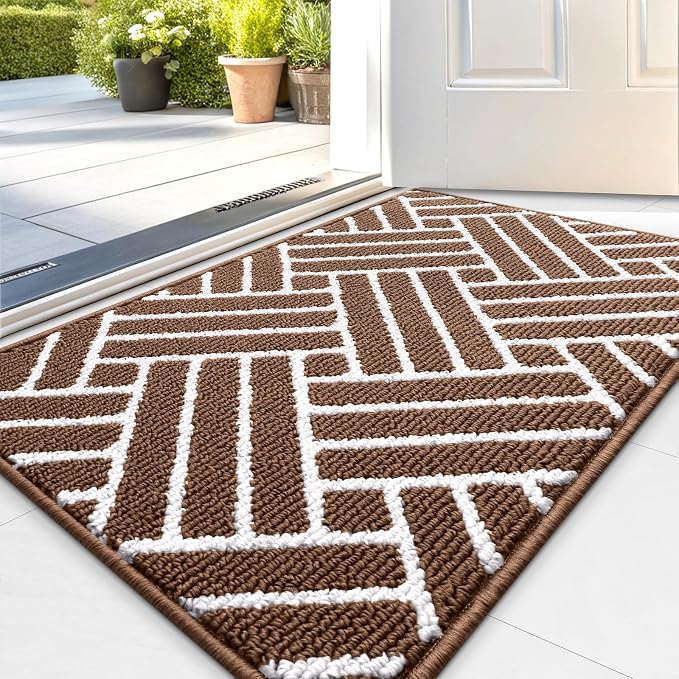 OLANLY Indoor Door Mat, 36x24 Inch, Dirt Resistant and Absorbent, Non-Slip by OLANLY