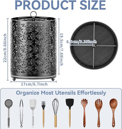 YIUKEA 360° Rotating Utensil Holder - Image 4
