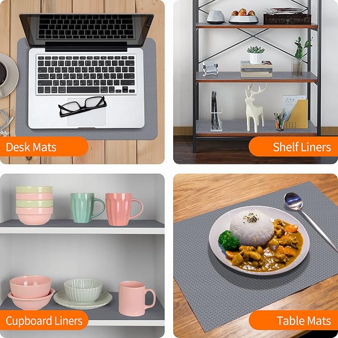 Shelf Liners for Kitchen Cabinet Waterproof Drawer Liner Non Adhesive EVA - Image 2