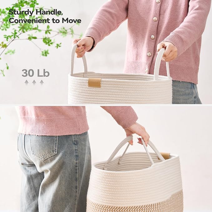 Laundry Hamper 62L, Large Laundry Basket - Image 4