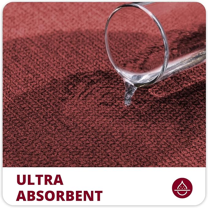 Bath Mat, Ultra Thin Bathroom Rugs, Rubber Bath Mats - Image 4