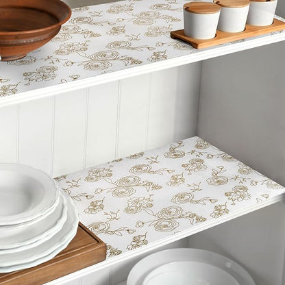 Shelf Cabinet Liner for Kitchen- Non Adhesive Drawer Liner Refrigerator Liner - Image 9