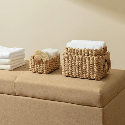 LA JOLIE MUSE Small Wicker Baskets - Image 4